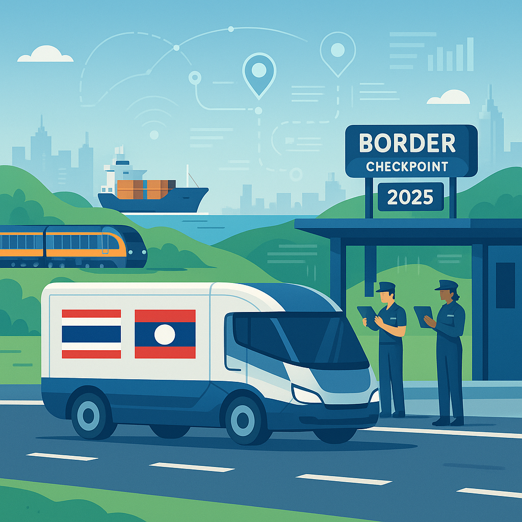 บริการขนส่งสินค้าข้ามแดน ไทย–ลาว